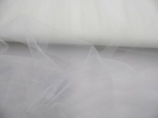Nylon Tulle Sheer Fabric White 54 inch wide DD300 picture