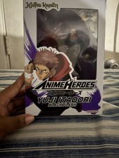 Bandai Namco Jujutsu Kaisen Anime Heroes YUJI ITADORI Black Flash Figure NEW picture