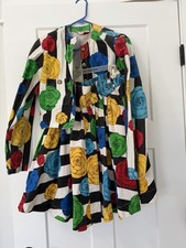 Vintage Bistro Rock Shop Floral Stripe 2 Piece Skirt Cropped Jacket Set 80s 90s picture