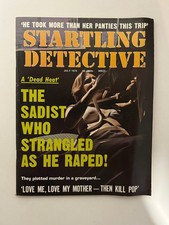 Startling Detective Magazine July 1976 Sadist Who Strangled True Crime picture