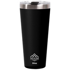 Tru Flask Insulated Tumbler (Black, 30oz) picture