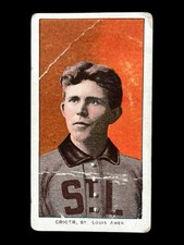 Vintage 1909-11 T206 Lou Criger St Louis Cardinals Sweet Caporal Baseball Card picture