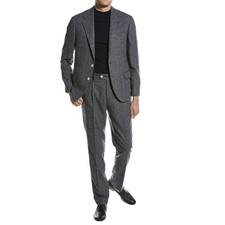 BRUNELLO CUCINELLI MEN'S GREY WOOL BLEND BLAZER MSRP $9745 (52) picture