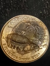 2009-D Washington State Quarter/American Samoa/Missing Clad Layer/Huge Error picture