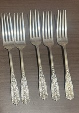Westmorland Sterling Silver (.925) 5 Piece Fork Flatware Set Post-1940 picture