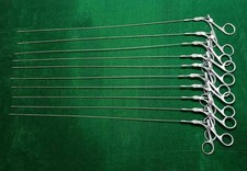 10pc Hysterocopic Semi Rigid Scssor/Alligator 5FR 40cm surcal Instrents -DDP USA picture