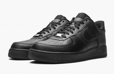 Nike Air Force 1 Low '07 Triple Black Mens Black Sports Sneaker CW2288-001 picture