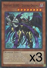 3x Yugioh Destiny HERO - Destro-Dogma BETB-EN021 Super Rare 1st Edition NM picture