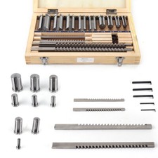 18 * HSS Keyway Broach Set Inch Size Broaches Bushings Shim CNC Metalworking Set picture