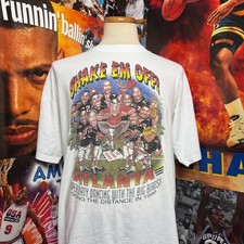 Vintage Atlanta Falcons 1999 NFL Playoffs Dirty Birds Caricature T-Shirt Sz XL picture