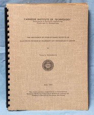 Carnegie Institute Of Technology Influence Hydrodynamic Effects T Hockenberry picture
