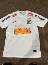 Nike Santos FC 2025/26 home shirt with orange 'BMG' logo SIZES S,M,L 1 to 1 picture