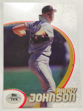 1998 Topps Tek #39 Randy Johnson Pattern 78 ACETATE REFRACTOR HOF picture