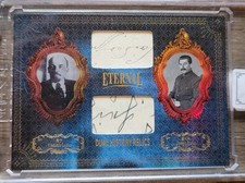 Vladimir Lenin /Joseph Stalin 2024 Eternal /75 Handwritten Cut Letter Relic Card picture