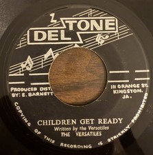 VERSATILES - children get ready / lonely & blue - DELTONE 68 boss reggae HEAR picture
