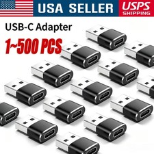 1~500PCS USB C3.1 Type C Female to USB3.0 Type A Male Port Converter Adapter LOT picture