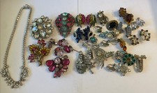 Collection Lot Nice Variety Older Vintage + Antique Repair Harvest Jewelry Lot picture
