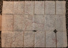 Anglo Boer War 1901 Original Field Operations Military Map of Transvaal RARE picture