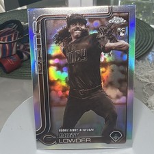 Topps 2025 Chrome Update Rhett Lowder Rookie Debut #USC110 Cincinnati Reds picture