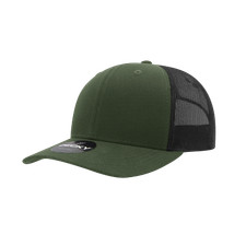 Decky Unisex 6 Panel Mid Profile Structured Cotton Blend Trucker Cap - 6021 picture