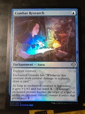 Combat Research FOIL  , Dominaria United , Near Mint , MTG,  picture