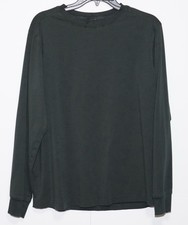 Lululemon Mens Long Sleeve Athletic Shirt Dark Grey Charcoal SizeLarge Logo picture