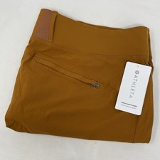 Athleta Trekkie North Short Women 26 Spiced Ochre Hiking Ripstop High Rise NWT picture