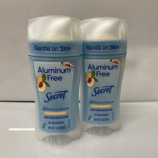 2X Secret White Peach Aluminum Free Deodorant 2.4 Oz picture