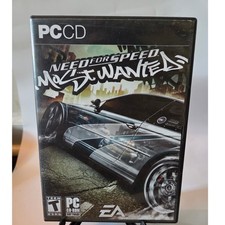 Need for Speed Most Wanted PC CD-ROM 2005 EA Games 4-Disc Set with Manual picture