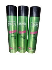 LOT OF 3 GARNIER FRUCTIS STYLE VOLUME HAIRSPRAY EXTRA STRONG HOLD ANTI-HUMIDITY picture