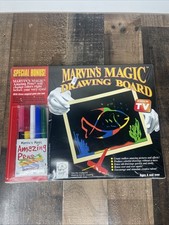 Vintage Marvin's Magic Drawing Board + Marvin's Magic Amazing Pens (Set 5) NEW picture