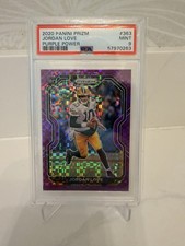 🔥Panini 2020 Prizm Jordan Love RC #363 Purple Power Prizm /49 PSA 9 Mint🔥 picture