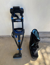 iWALK 3.0 Hands Free Knee Rest Leg Crutch Pain Adjustable w/ Medical Boot picture