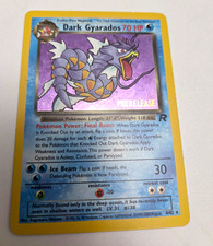 Pokemon TCG Dark Gyarados 08/82 Wotc Promo Prerelease Rocket Holo Vintage LP picture
