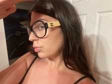 Vintage Chanel  Round Full Rim Plastic and metal  Frames CC Rx -0.25 picture