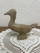 Vintage Hand Carved Stone Bird Small Figurine picture