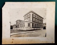 antique ALBUMEN PHOTOGRAPH PHILADELPHIA GENERAL BUILDING architecture construc? picture