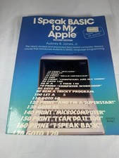Vintage I Speak BASIC To My Apple Second Edition Jones Hayden Blue PB 1985 USA picture