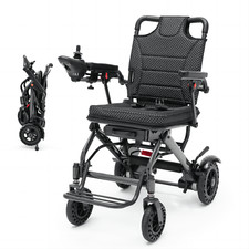 Used Foldable Electric Wheelchairs Intelligent Lightweight For Airline picture