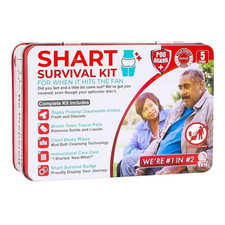 Funny Shart Survival Kit by Witty Yeti - Poop Prank Gag Gift w/Wipes Underwear picture