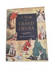 Vintage Sheet Music Book A Treasury of Grand Opera 1946  Henry Simon picture