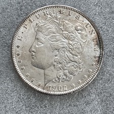 1902-P Morgan Silver Dollar #55. Tested For Authenticity. picture