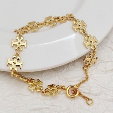 Tory burch TB logo gold bracelet New picture