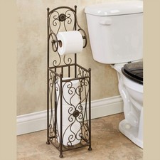 Kadalynn Toilet Paper Stand, Metal, Antique Bronze picture