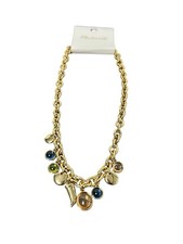 Madewell Semi Precious Stones Gold Chain Minimalist Boho Women’s Necklace New picture