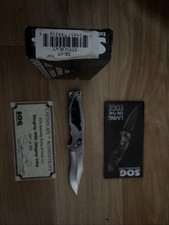 SOG Stingray 2.0 SR-05-P Stingray Hide Inlay #97/500 VG-10 San Mai Unused picture