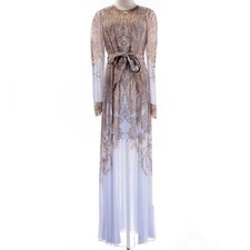 Zimmermann NWD Hypnotic Maxi Sheath Dress Size 3 (US 10) Lilac/Multi picture