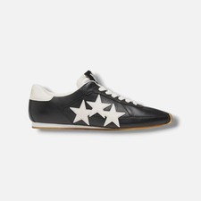 Amiri Men's Black Pacific Slim Leather Low-Top Sneakers Shoes Size EU:44 US:11 picture