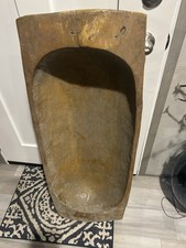 antique hand-carved wooden dough bowl or trencher.🔥🔥 40 Inches picture