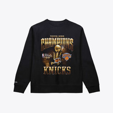 New York Knicks Mitchell & Ness 2026 NBA Finals Champions Crewneck Sweatshirt  picture